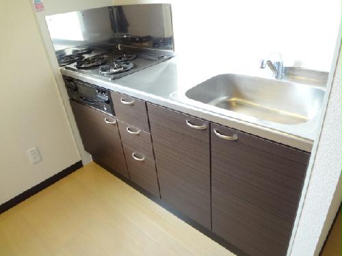キッチン　コンロ、グリル機能も付いてます！