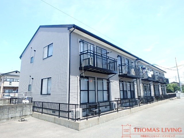 建物外観　粕屋町でのお部屋探しは、トーマスリビング粕屋店へご相談下さい