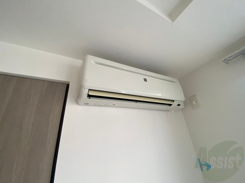 その他設備　エアコンが設置してありますので、寒暖対策もばっちり。