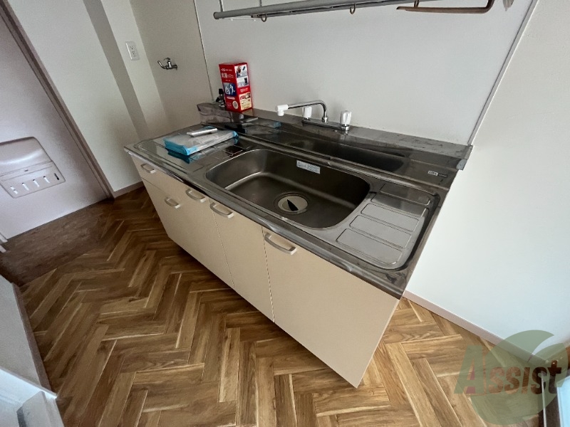 キッチン　キッチンは調理スペースもしっかりあっていいですね～