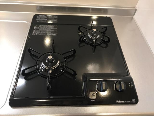 キッチン　２口ガスコンロ