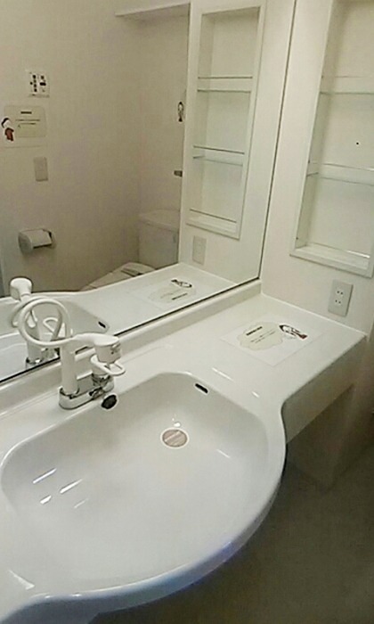 洗面設備　独立洗面台です。