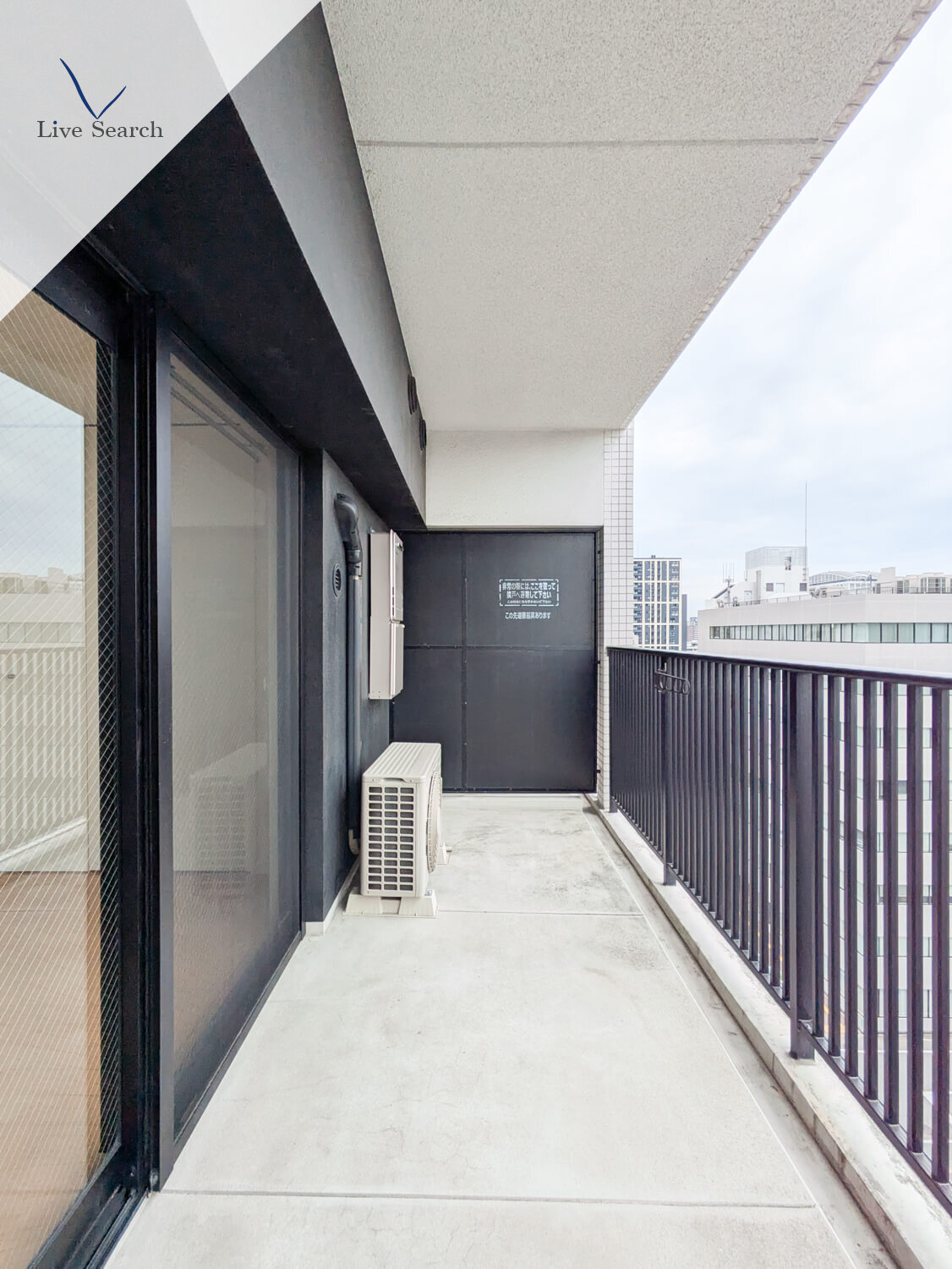 バルコニー　写真は別号室です。現況優先になります。