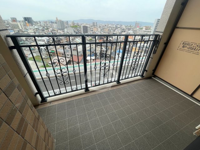 バルコニー　Luxe田辺　バルコニー