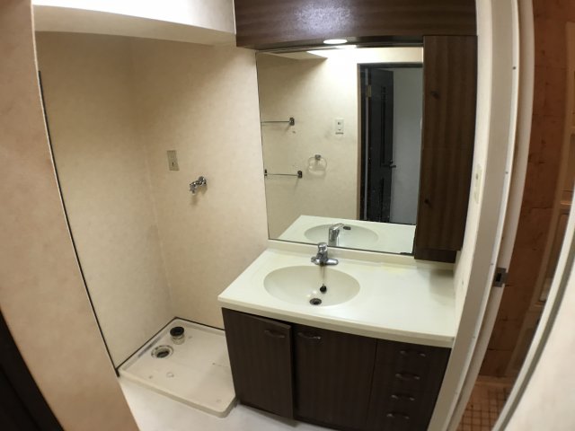 洗面設備　洗髪洗面化粧台付き♪