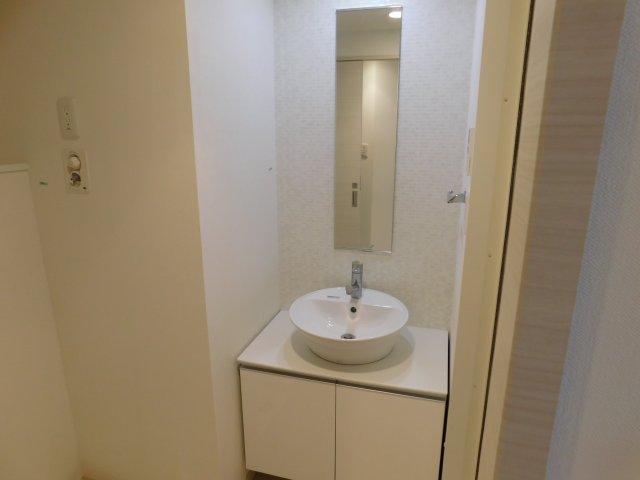 洗面設備　広い洗面スペース