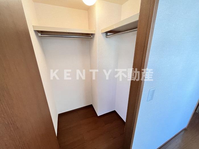 収納　たっぷりとした収納スペースです