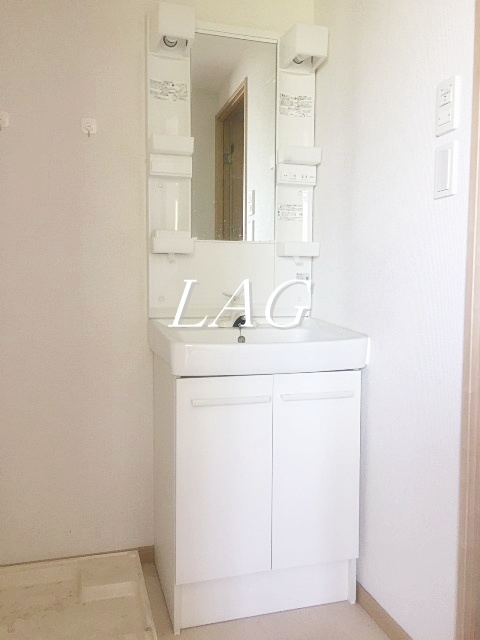 洗面設備　洗面台です。
