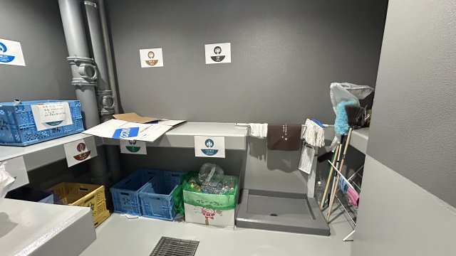 その他　整理されたゴミ置き場