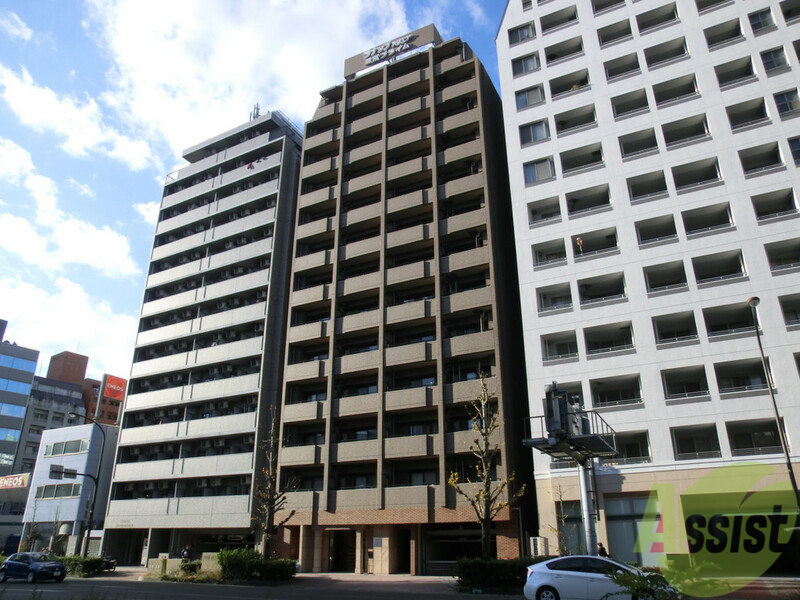 建物外観　三ノ宮駅から徒歩圏内の分譲マンション。