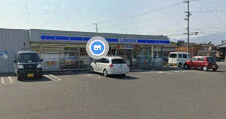 コンビニ　ローソン 丸亀郡家町辻店（コンビニ）まで586m