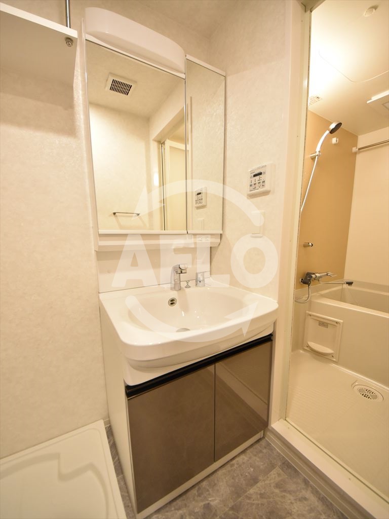 洗面設備　レジュールアッシュ桜宮リバーコート　独立洗面台