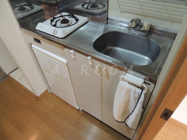 キッチン　ガス１口コンロ