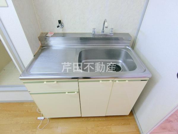 キッチン　★高田の１Ｋ★賃料控え目でお探しの方に★