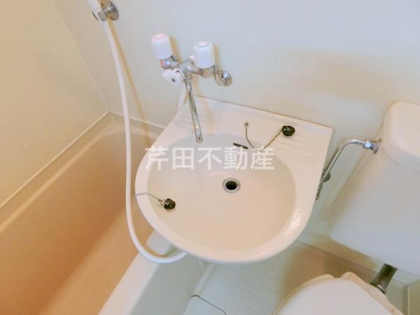 洗面設備　★高田の１Ｋ★賃料控え目でお探しの方に★