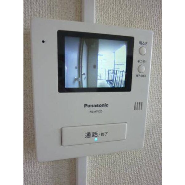 セキュリティ　モニター付きインターホン