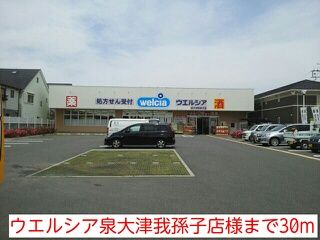 ドラックストア　ウエルシア泉大津我孫子店様（ドラッグストア）まで30m