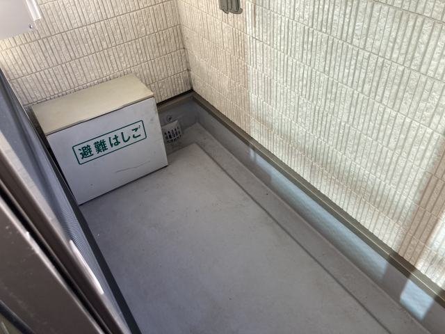 バルコニー　落ち着いた時間を過ごせるバルコニーです