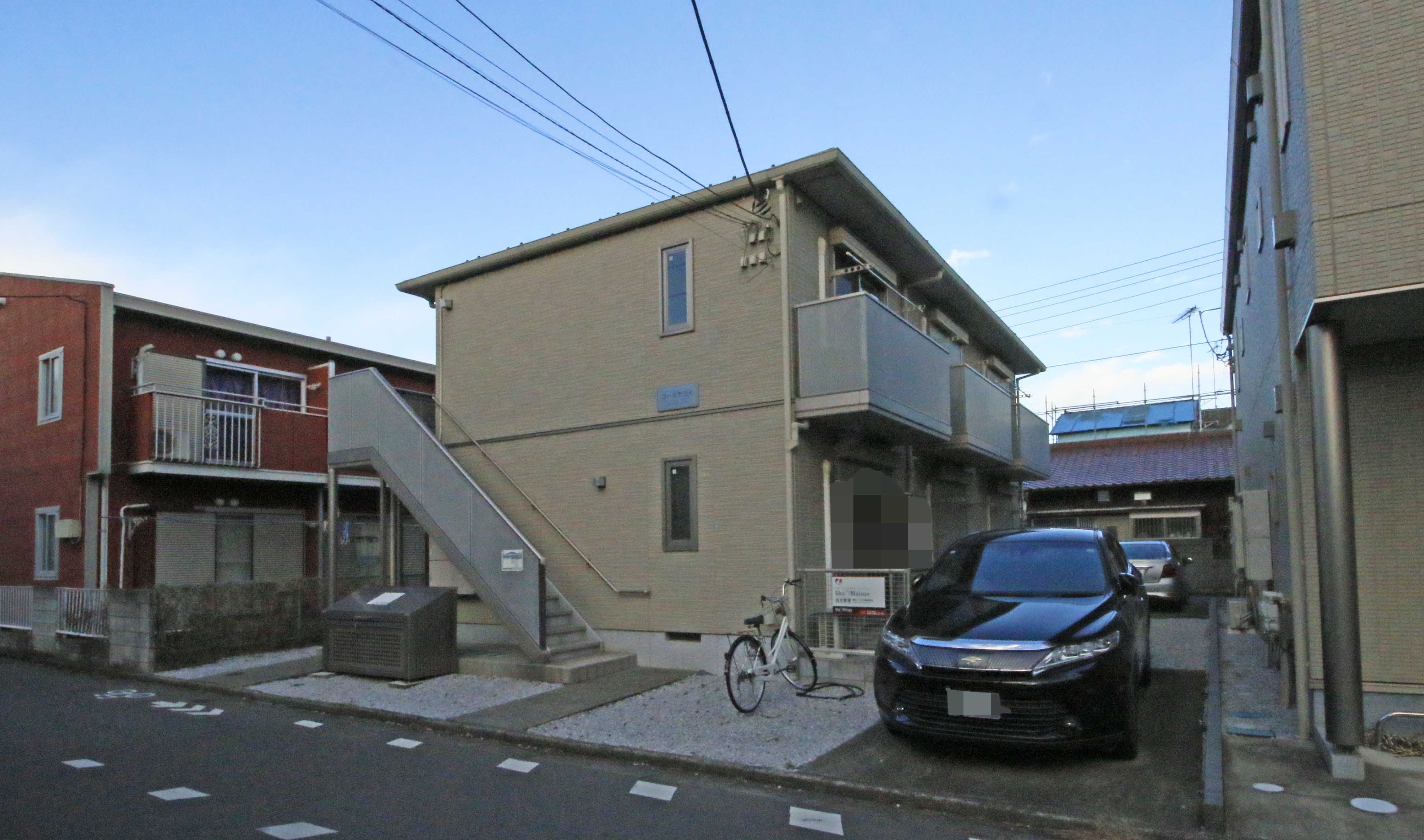 建物外観　積水ハウスのシャーメゾン　駅徒歩５分の都市ガス物件です。