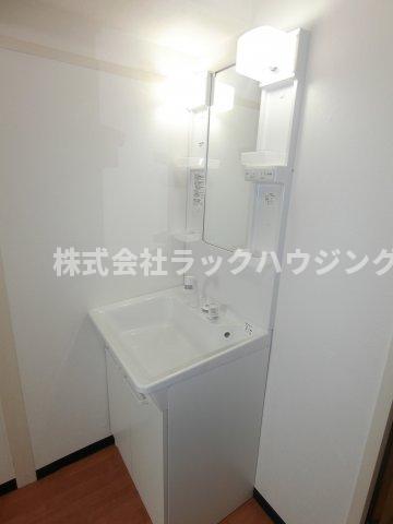 洗面設備　※同仕様写真となります。 【お部屋さがしはラックハウジングに