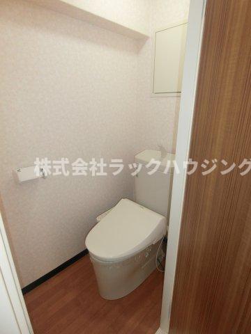トイレ　※同仕様写真となります。 【お部屋さがしはラックハウジングに