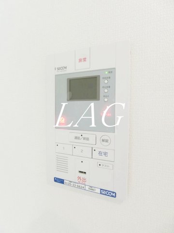 セキュリティ　モニター付インターホンです。