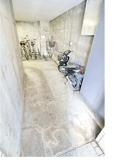 駐車場　駐輪場です