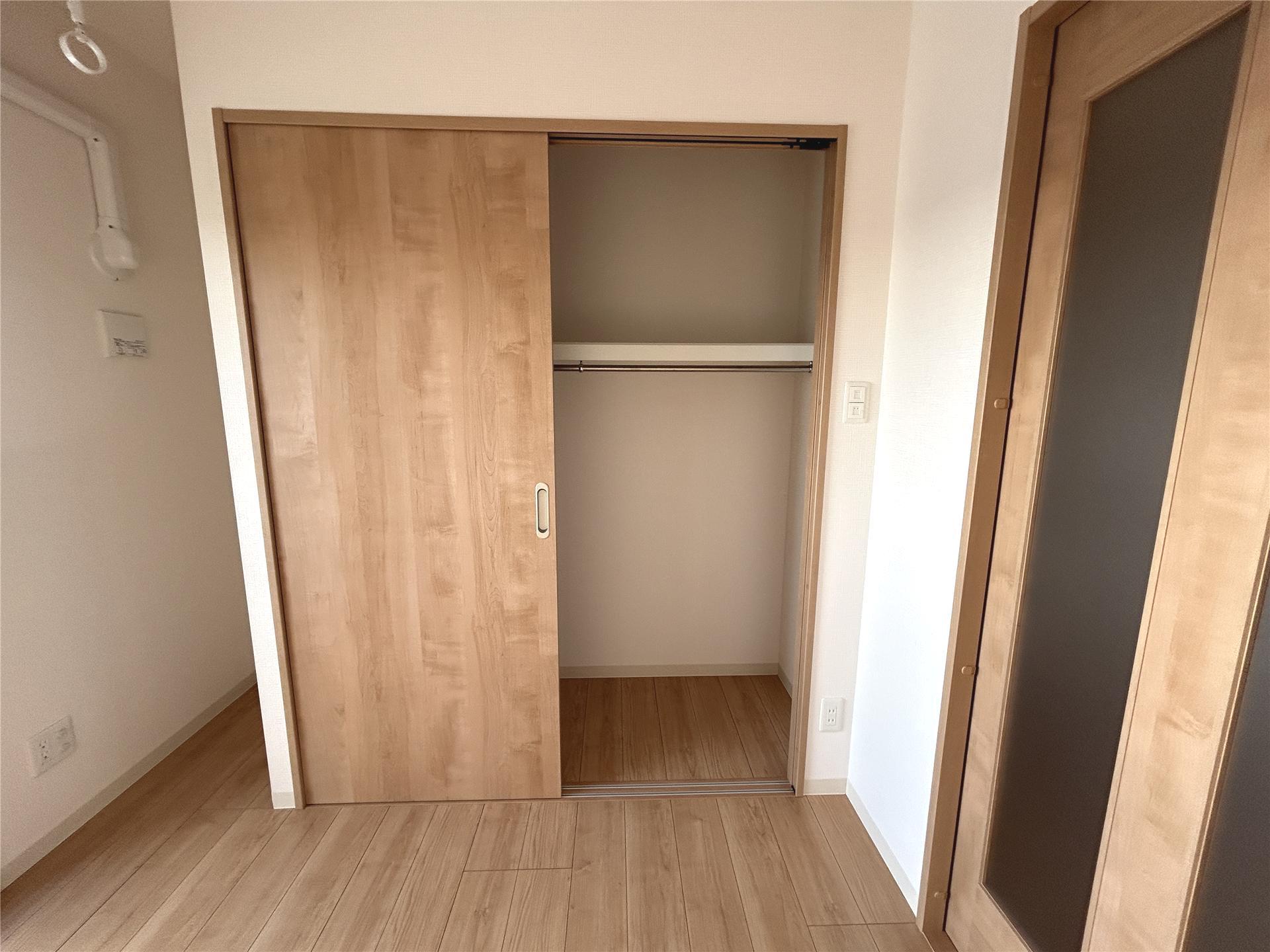 収納　収納に便利なクローゼットです