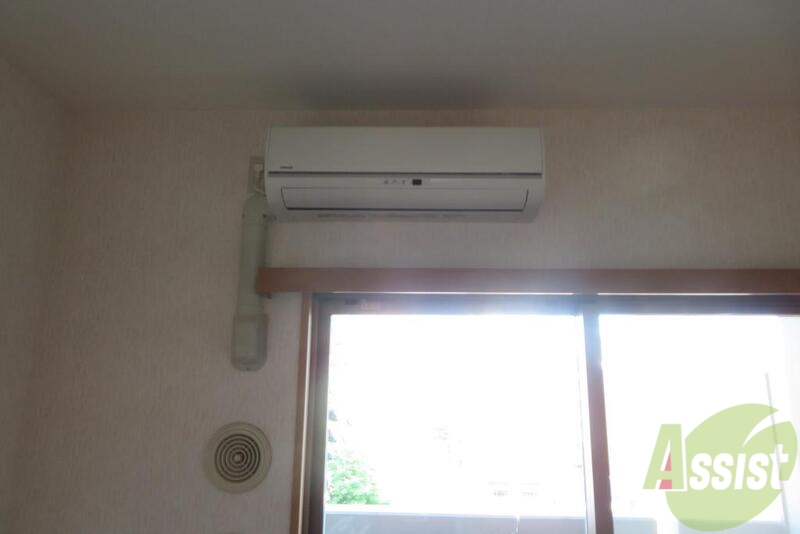 その他設備　暑い日が続いてもお部屋の中は快適に過ごせますね。