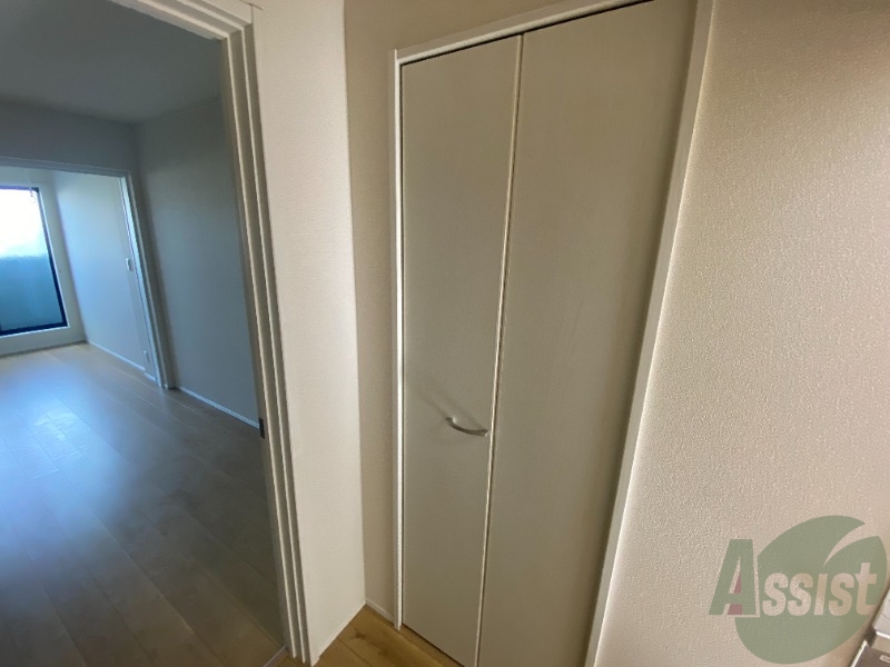 収納　ここに収納があります。収納があると部屋が広く使えます。