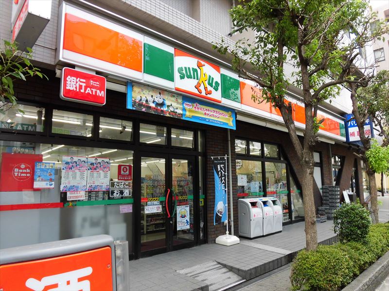 コンビニ　サンクス（コンビニ）まで850m