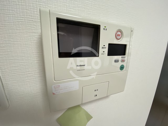 セキュリティ　アフィット天満橋　モニター付きインターホン