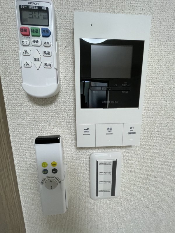 セキュリティ　モニター付きインターホン完備♪