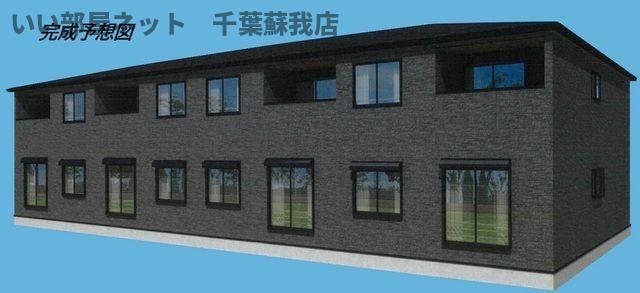 建物外観　先行申込受付中！完成が楽しみですね！