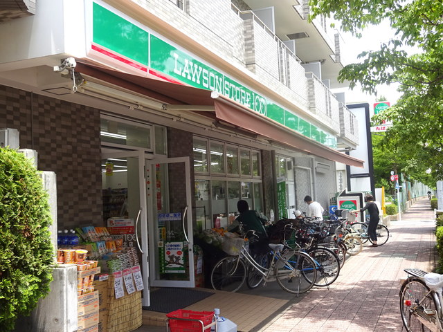 コンビニ　ローソンストア100国立北店（コンビニ）まで490m