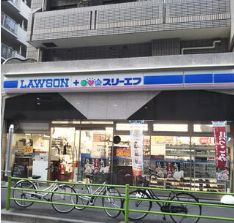 コンビニ　ローソン・スリーエフ日本橋中洲店（コンビニ）まで49m