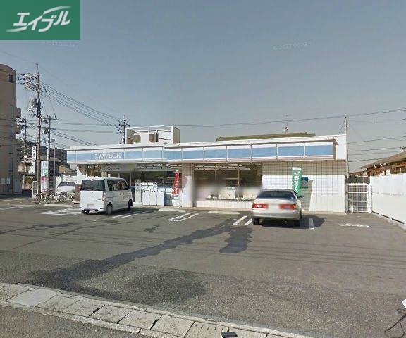 コンビニ　ローソン岡山藤原西町店（コンビニ）まで100m