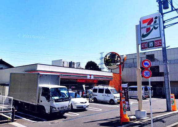 コンビニ　セブンイレブン 百草園駅北口店（コンビニ）まで355m