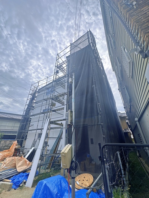 建物外観　外観（建設中）