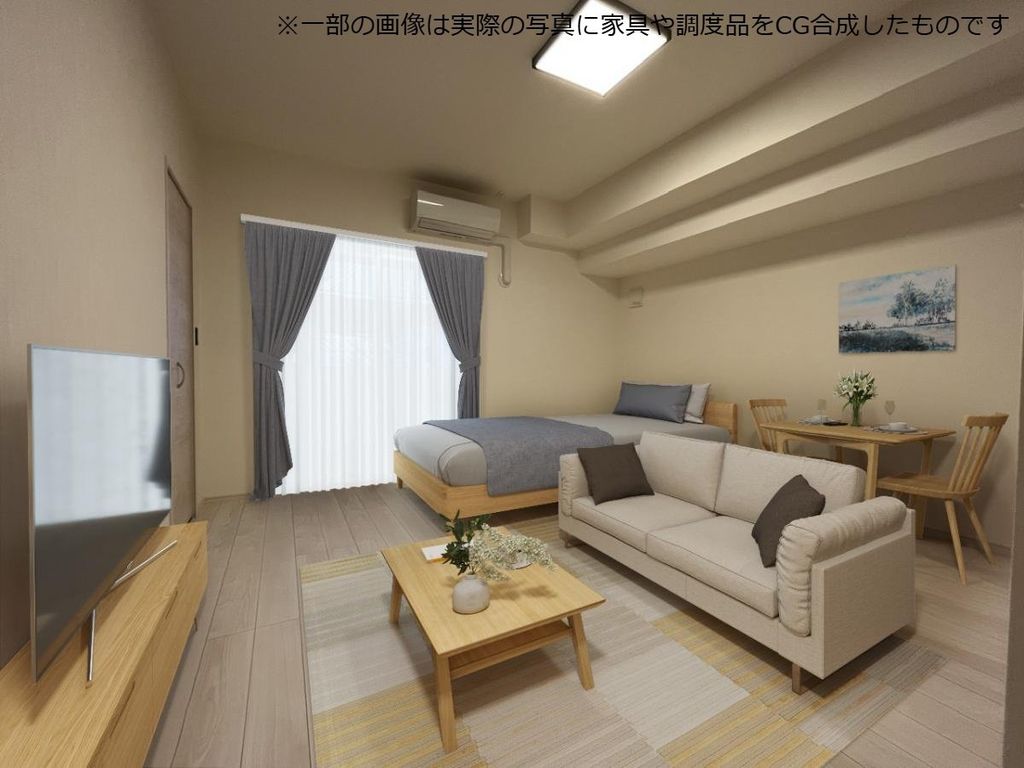 居室・リビング　※一部の画像は実際の写真に家具や調度品をCG合成したものです