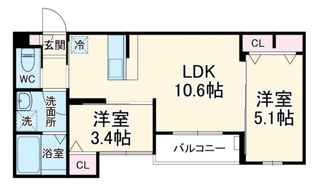 robot home 鶴里IIの間取り写真