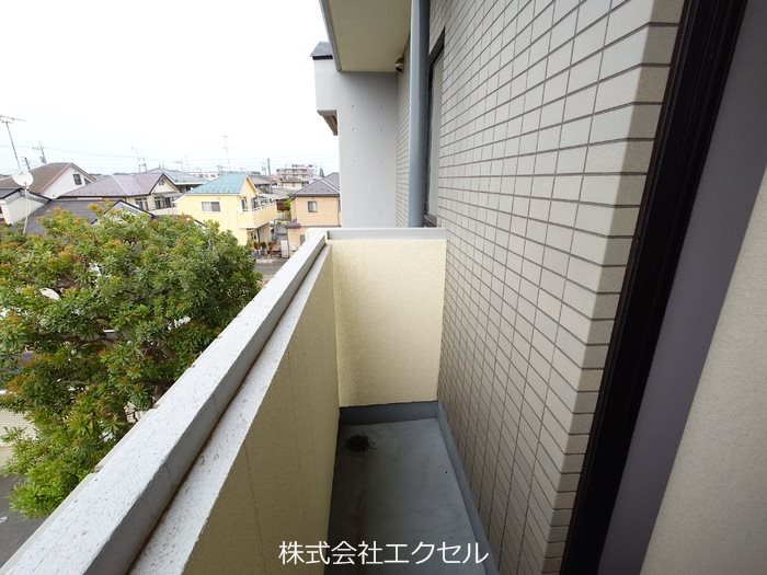 バルコニー　南向きです。