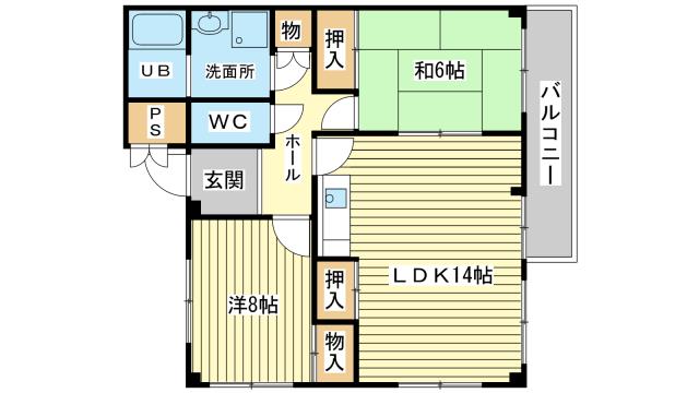 メゾン嵐山の間取り写真