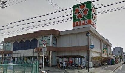 スーパー　ライフ御崎店（スーパー）まで357m