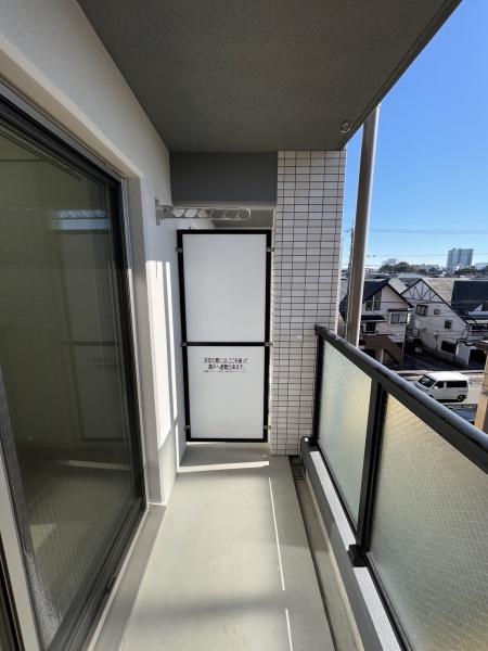 バルコニー　日当たりいいです！