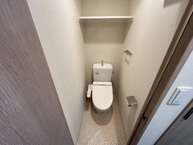 トイレ　ゆったりとした空間のトイレです