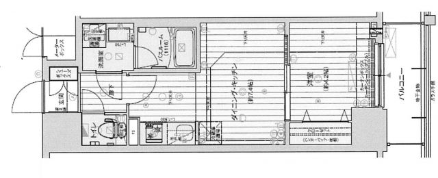 RISING Maison 本町橋の間取り写真