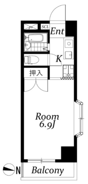 ハイコーポ小泉56の間取り写真