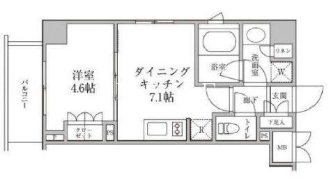 レジディア神楽坂IIの間取り写真