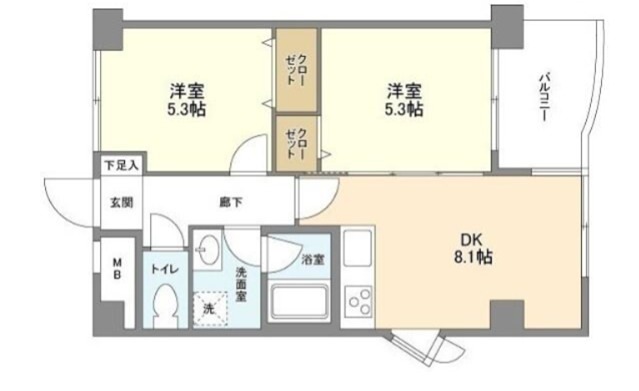 BELNOS34の間取り写真